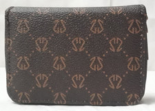 20 Slots Card Holder Faux Leather Small Wallet for Women or Men with Zipper