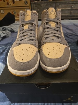 Size 10 - Air Jordan 1 SE Mid Coconut Milk Particle Grey