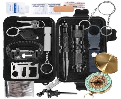 Kit de Survie Militaire complet 35 en 1 - Photo 1/3
