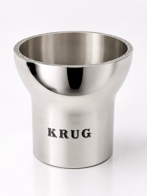 KRUG Champagner Kühler ROYAL SELANGOR Ice Bucket Metall Deko Champagner NEU OVP