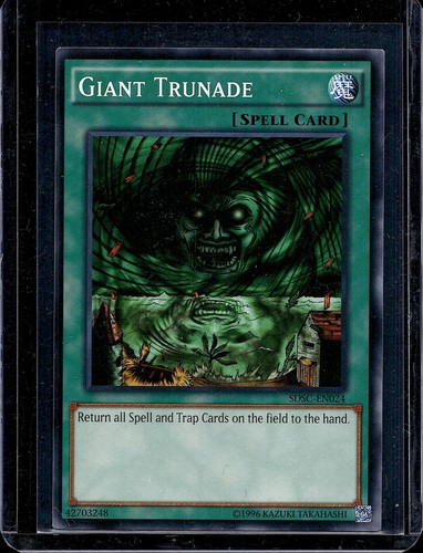 Giant Trunade [1st Edition] SDSC-EN024 YuGiOh Structure Deck: Spellcaster's Command card
