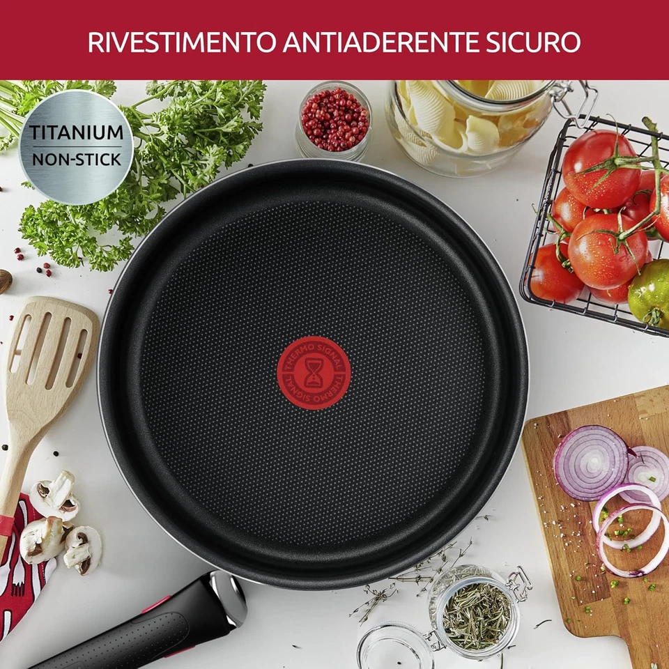 Ingenio Essential plus Wok Ø 28 Cm, Pentola Wok Antiaderente in Alluminio per Ga - Immagine 4 di 4