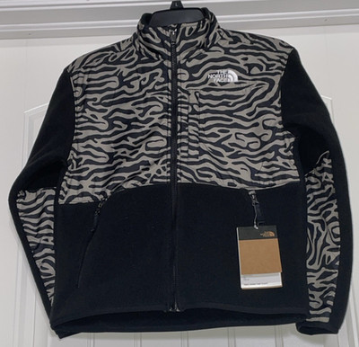 The North Face Teen Denali Jacket Polartec Black/Clay Khumbu Climbing Center Med