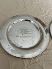 Vintage Set Of Two WNCT Channel 9 Greenville NC Silverplate 6in Plates/trays. — photo 4