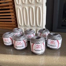 LOT OF 7 Aunt Lydia's Fashion Crochet Thread Size 3 Stone