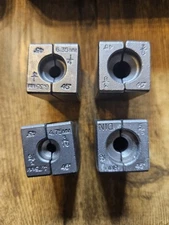 Lot Of 4 REPLACEMENT DIES For Titan 51534 Automotive Line Flaring Tool DIES ONLY