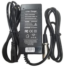 24V 2A Lithium Battery Charger for Power Wheelchair Fast Ship