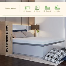 Smart Hard Foam Mattress | Firm 30D Support, Compressed Bed-in-a-Box Comfort