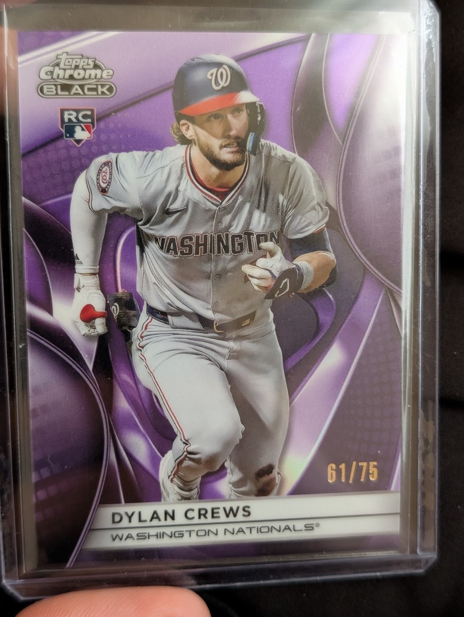 2025 Topps Chrome Black Washington Nationals Dylan Crews #127 