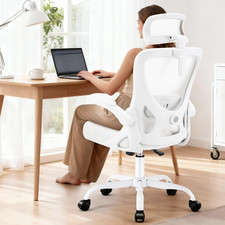 Office Chair - Ergonomic Desk Chair Breathable Mesh Chair with 2D Headrest Adj