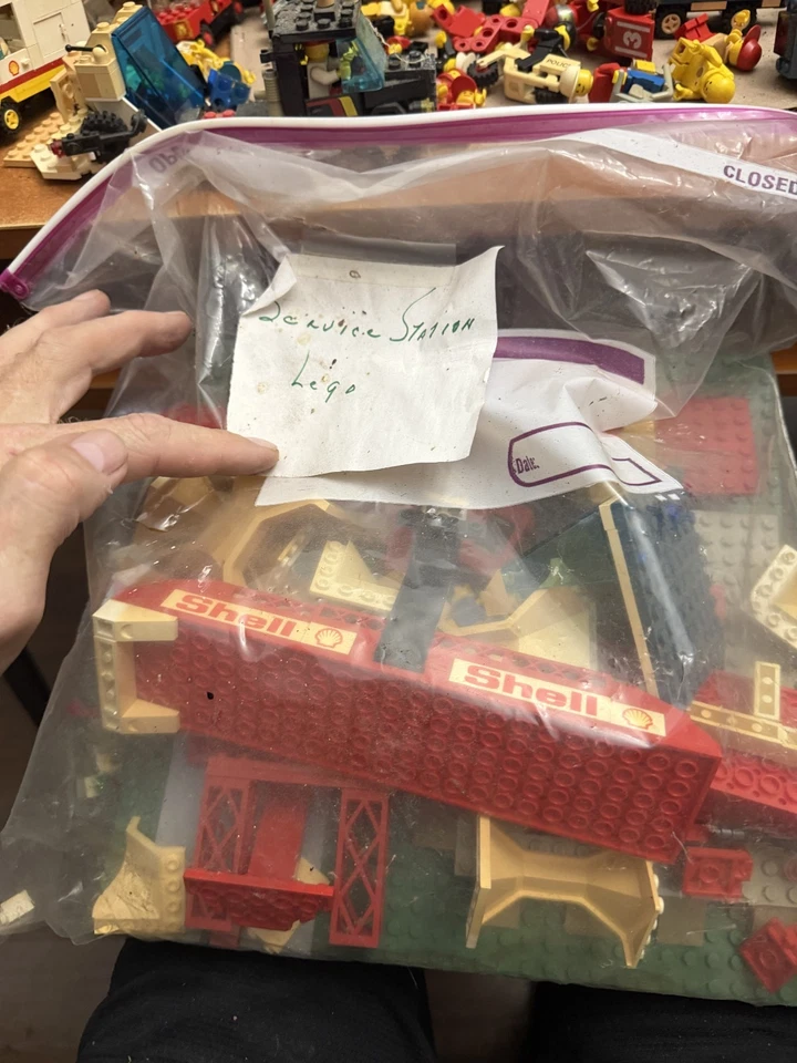 Vintage 1980's Lego Mini Figs and big lot Legos Vehicles NASA Police etc. - Image 3 of 4