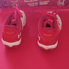 Under Armour Youth Baseball/Softball Cleats Red/White Unisex US 11K — photo 6