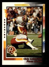 Chip Lohmiller 1992 Wild Card #135 Washington Redskins FOOTBALL *079