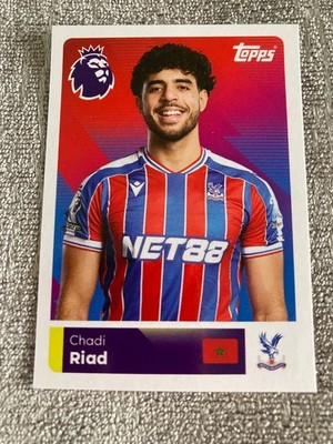 Topps Premier League 2026 Sticker - Chadi Riad #206 - Crystal Palace