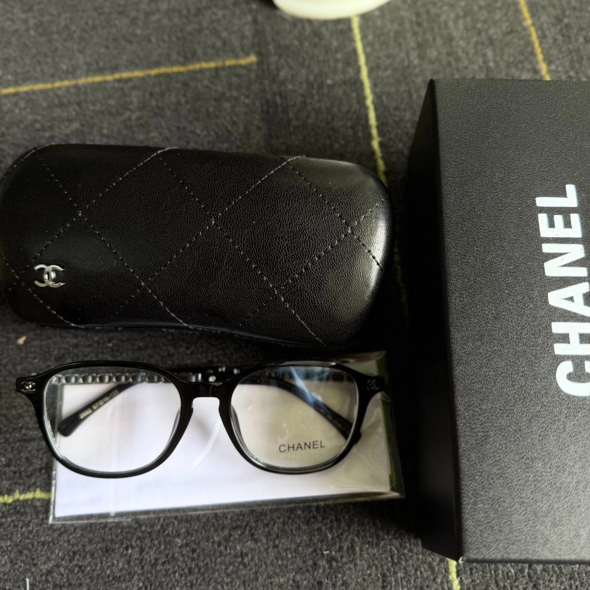 CHANEL Black Clear Sunglasses for Women for sale | eBay display picture 3