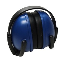 FOLDING Earmuff Ear Protection 23dB Rated Aearo Company 3m NOS blue