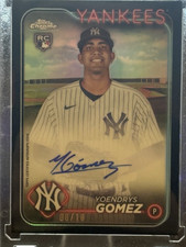 Topps 2024 Chrome Update Yoendrys Gomez RC Auto Black Refractor /10 RA-YG