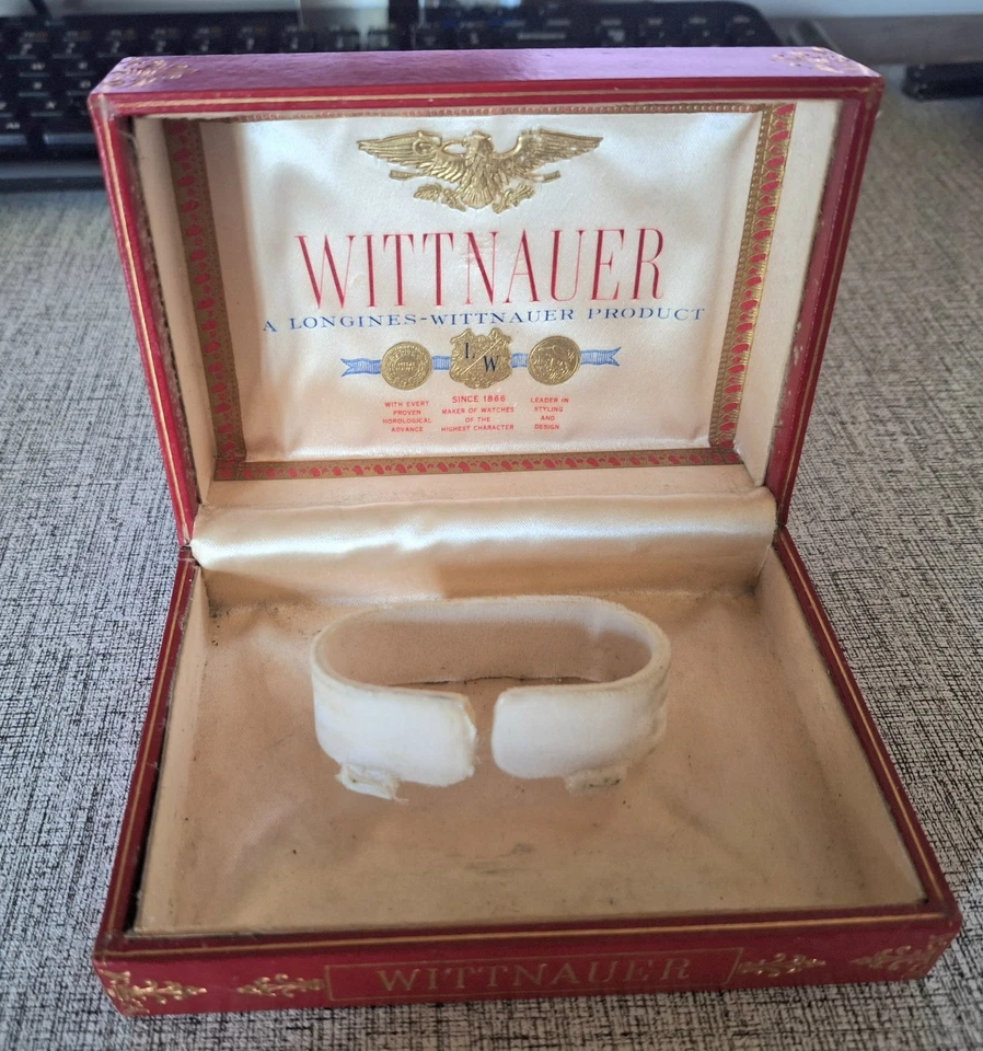 Украшенная винтажная подарочная коробка для часов Wittnaier... суперкрасивая. - Изображение 3 из 3