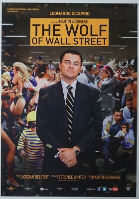 Wolf Of Wall Street - original movie poster INTL IT one-sheet