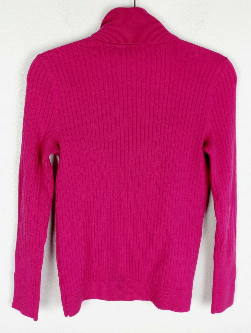 Women's Turtleneck Sweater Pink Fuchsia 