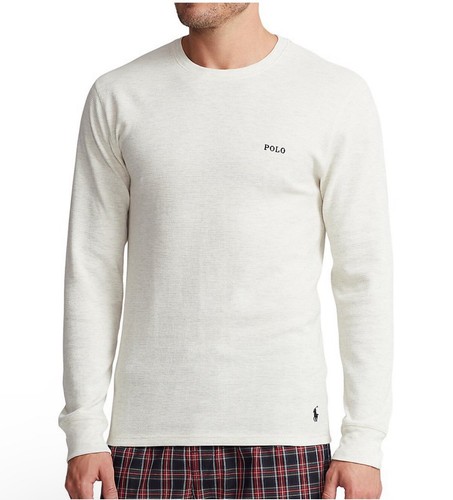 3x! 🎁 Polo Ralph Lauren Men Grey, Red, White Long Sleeve Shirt Size M Christmas - Picture 7 of 8