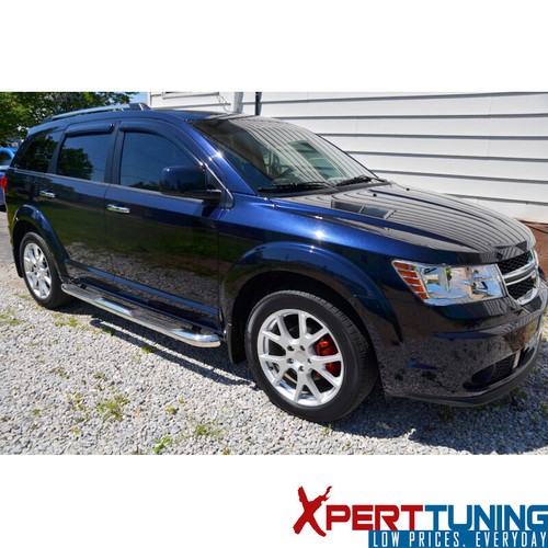 Fits 09-20 Dodge Journey Acrylic Window Visors Vent Rain Guard Deflector 4Pc Set - Picture 2 of 7