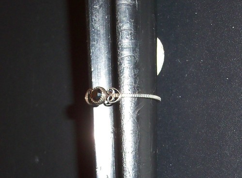 ANILLO DE MUJER DE PLATA ESTERLINA HEMATITA (DIAMANTE NEGRO DE ALASKA): ALGUNAS TALLAS 3 - 6 - Imagen 4 de 11