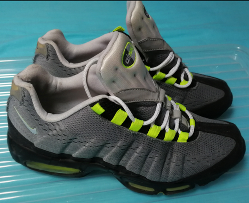 Ultra rare Nike air Max 95 EMS Grey Neon size 44 - Photo 2/9