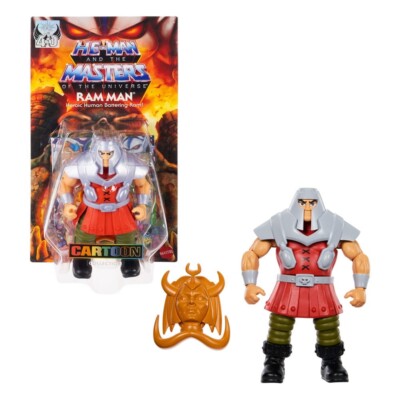 Ram Man MOTU Origins Cartoon Collection Figur Mattel Neu Verpackung beschädigt