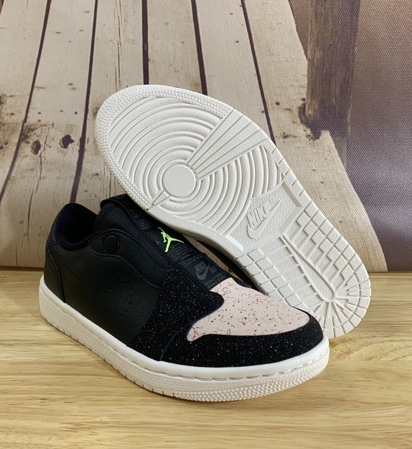 Women's Nike Air Jordan 1 Retro Low Slip On Shoe Size 5.5 Black/Red AV3918-002 | eBay