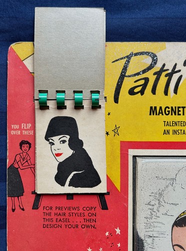 Patti Petite Magnetic Beauty Parlor Toy Includes Magnetic Comb Vintage - Picture 5 of 16