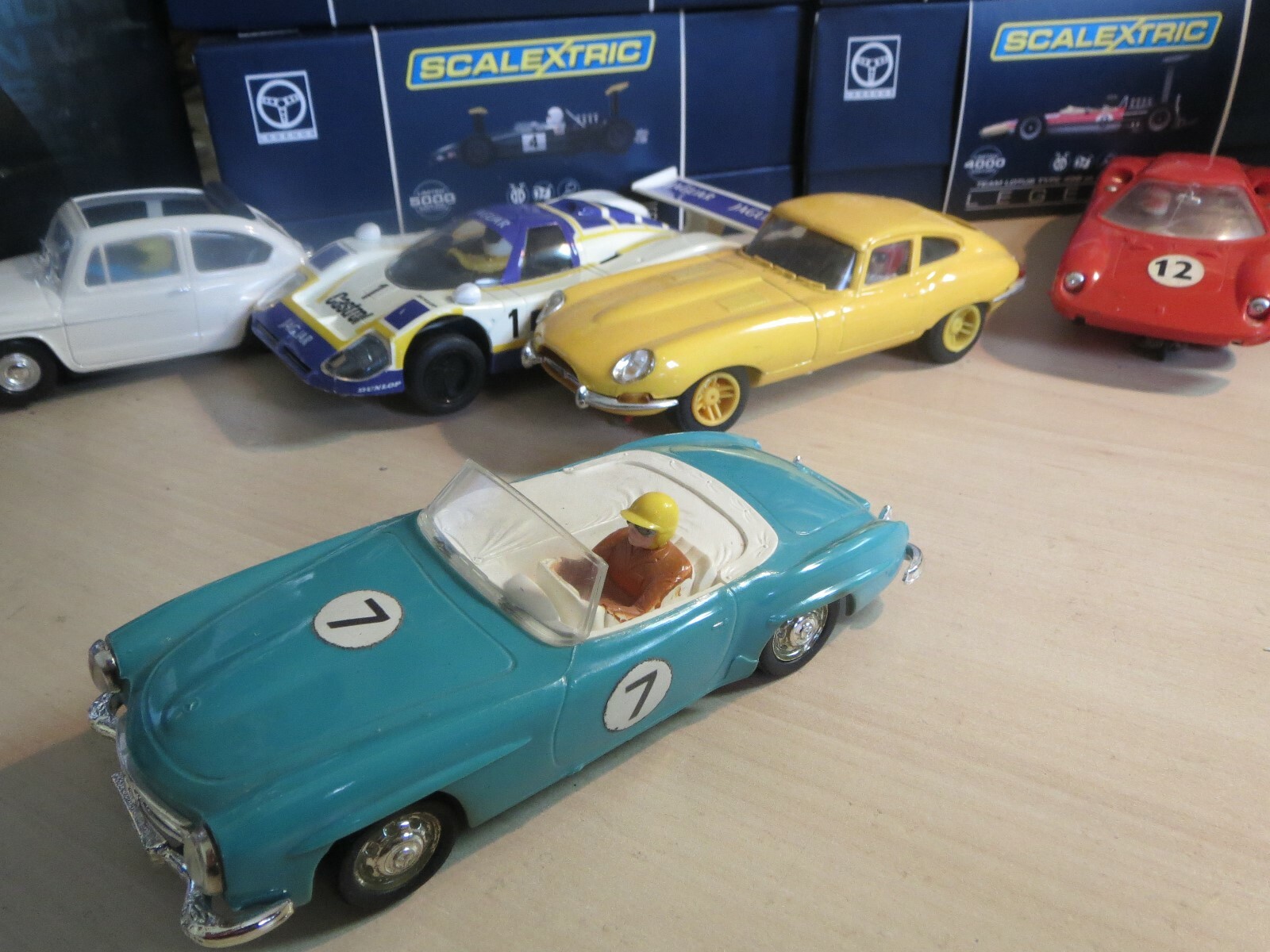 SCALEXTRIC 1960'S MERCEDES NO7 C75 VERY CLEAN EXAMPLE NEW CHROME BUMPERS SCALEXTRIC 1960'S MERCEDES NO7 C75 VERY CLEAN EXAMPLE NEW CHROME BUMPERS