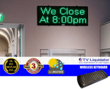 53" x 20" Outdoor Programmable LED Signs ~ UL, MET, CSA, FCC - TV Liquidator