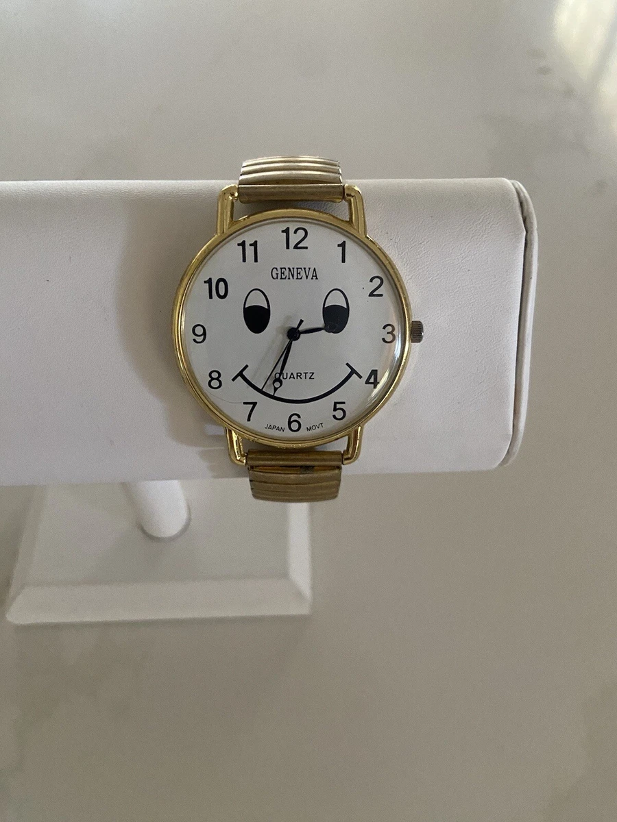 Geneva White Gold Band Wristwatches for sale - eBay display picture 3