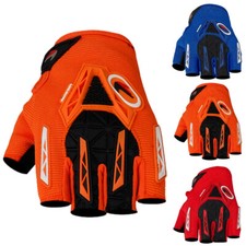 Men's Half Finger Cycling Motorcycle Gloves Shockproof MTB Mountain Bike Gloves