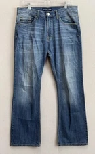 US Polo Assn Jeans Men’s Sz 34x32 Bootcut Straight Leg Cotton Blue Denim