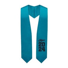 Endea Graduation Turquoise Class of 2024 Graduation Stole/Sash