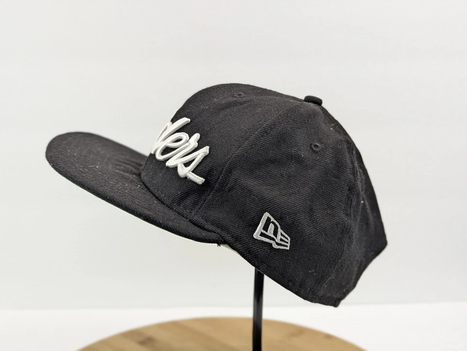 Gorra Oakland Las Vegas Raiders Snap Back para hombre negra New Era 9Fifty NFL Foto 2 de 4