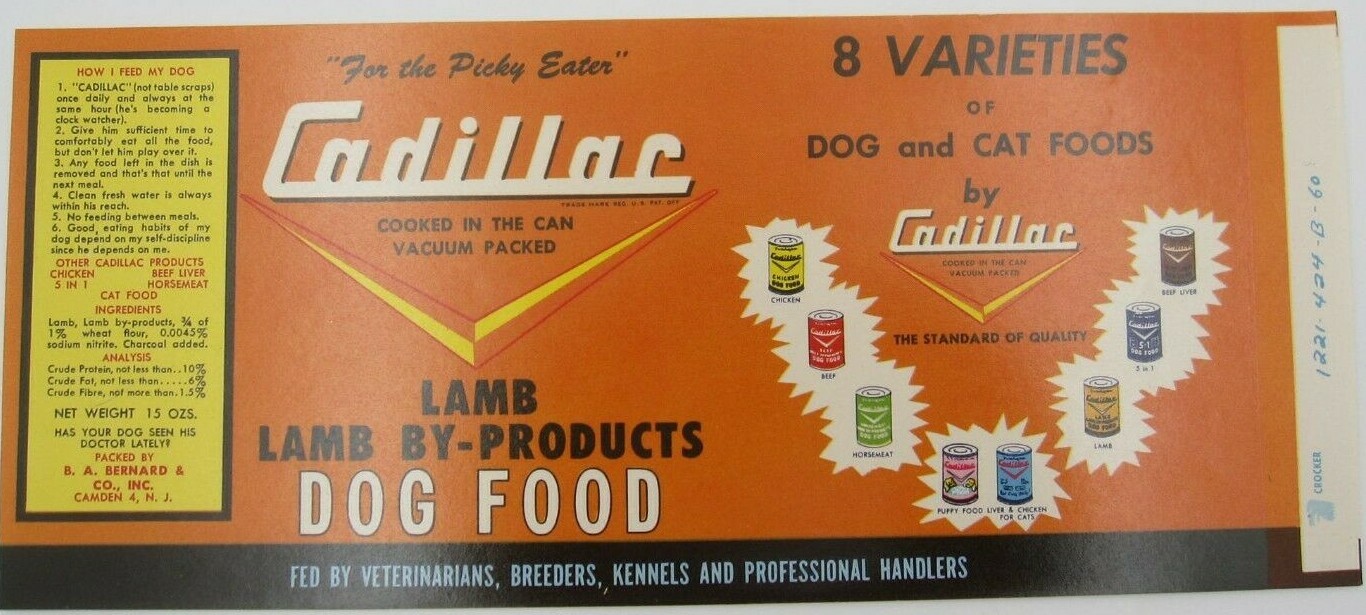 S Lamb By Product Can Label