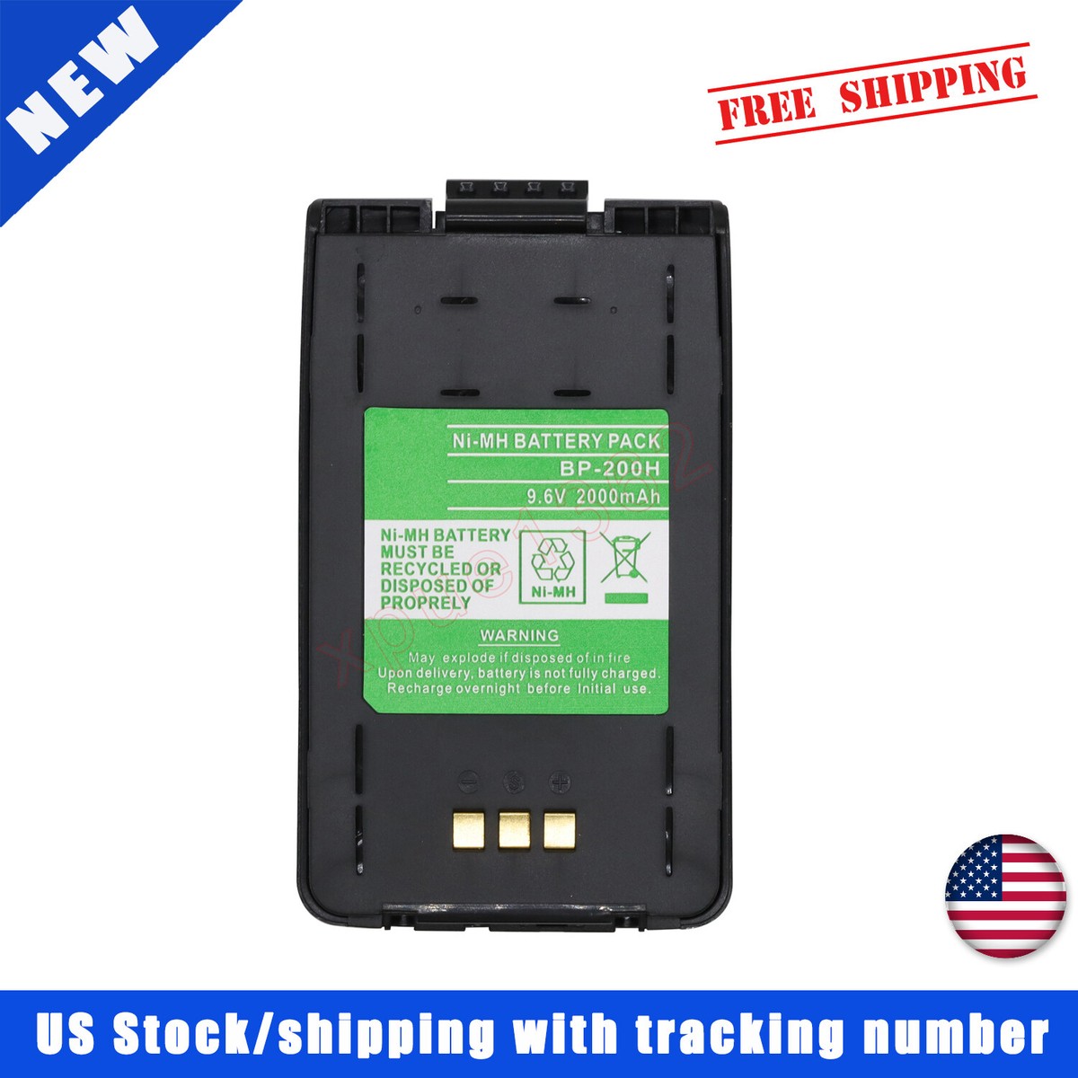 vhbw Batterie compatible avec Icom IC-A25, IC-A25CE, IC-A25N, IC-A25NE
