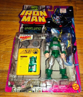 Vintage 1995 Toybiz Whirlwind Whirling Battle Marvel Action Figure NIP