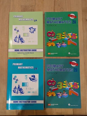 Singapore Math Primary Mathematics 2A & 2B Textbook & Parent Guide