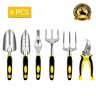Garden Tools Set-6 Piece Cast-Aluminum Heavy Duty Gardening Kits