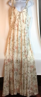 V. Chapman Corset Print dress Size 12