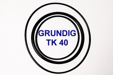 COURROIES SET GRUNDIG TK 40 MAGNETOPHONE A BANDE EXTRA FORT NEUF FABRIQUE TK40