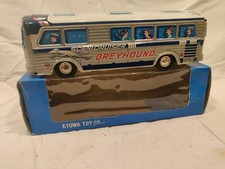 29H Kyowa Japan 60 Bus Greyhound Scenicruiser Friction toy. Very good condit.