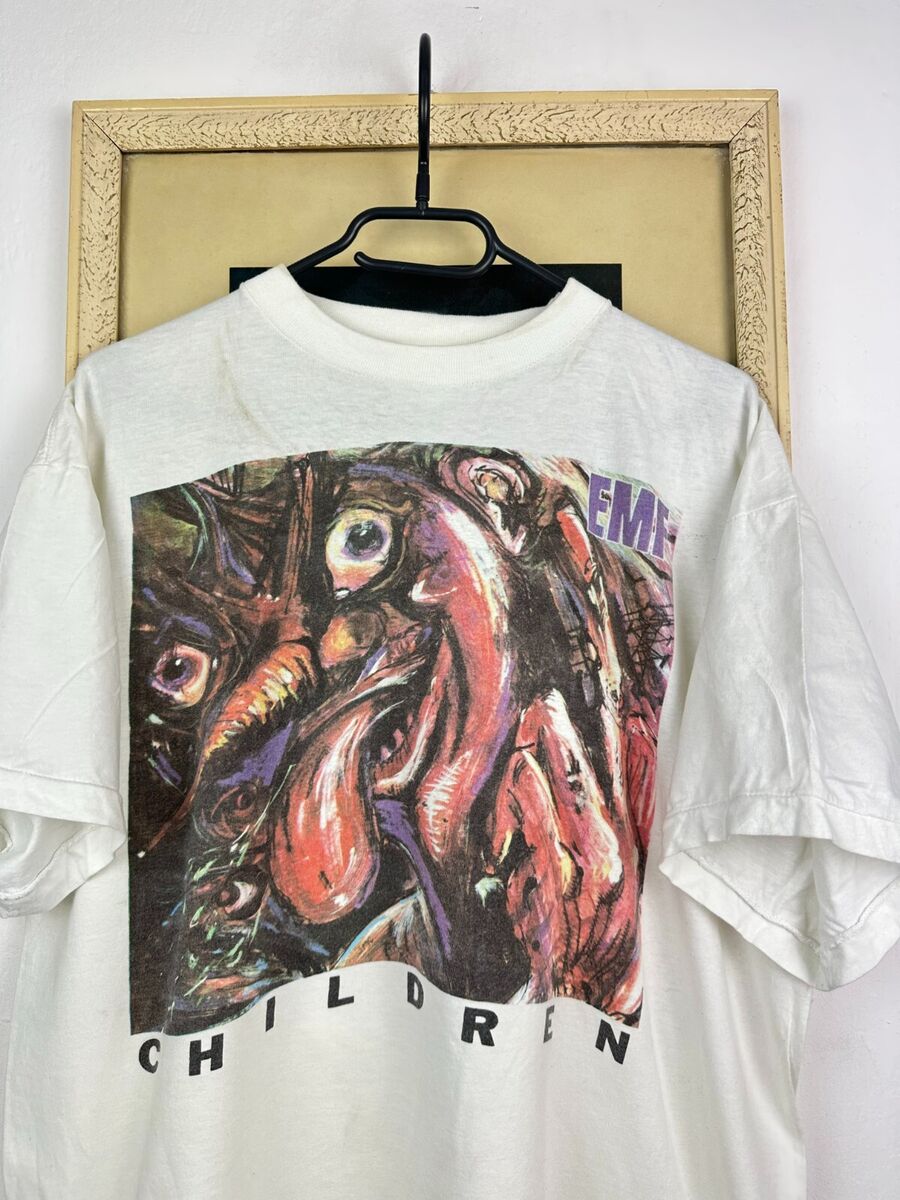 Vintage 1991 EMF Schubert Dip Tour Shirt Band Tee Rare Over Vintage 1991 EMF Schubert Dip Tour Shirt Band Tee Rare Over