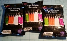 Big Lots Brand: 4 Inch Glowing Pendants - 3 NEW 12 Packs In 4 Different Colors