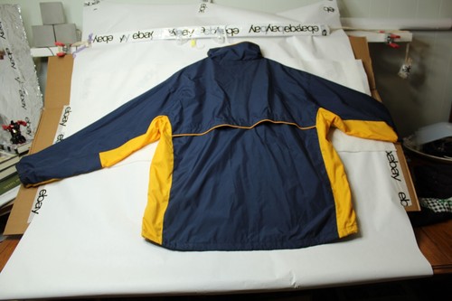 US Navy Soffe navy Blue/yellow Gold Windbreaker Jacket Size XL - Picture 3 of 24
