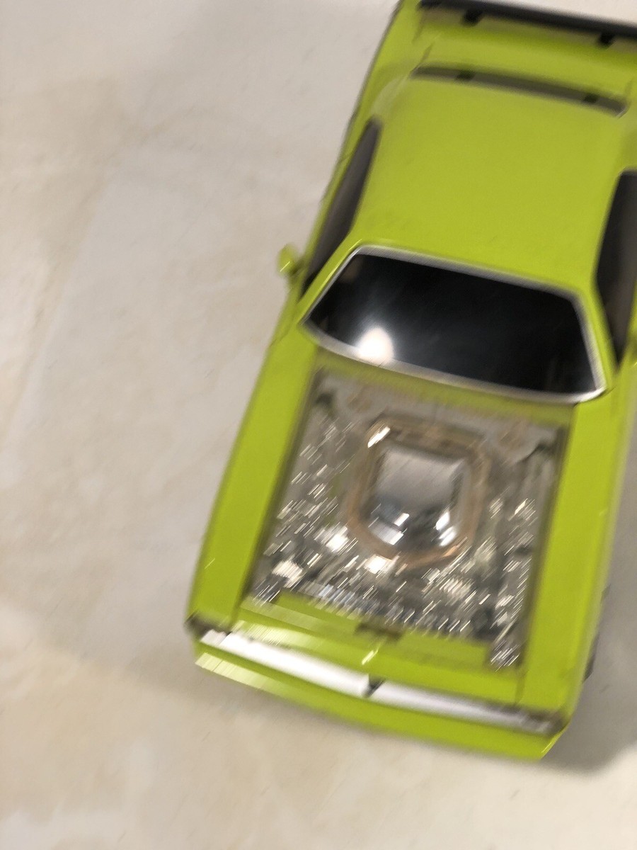 1970 Plymouth Baracuda Radio Controlled Lime Green Nikko